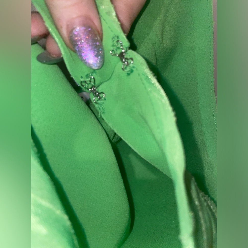 Amanda Uprichard x Free People Samba Gown in Apple Swirl 🍏 size XS - Picture 14 of 15